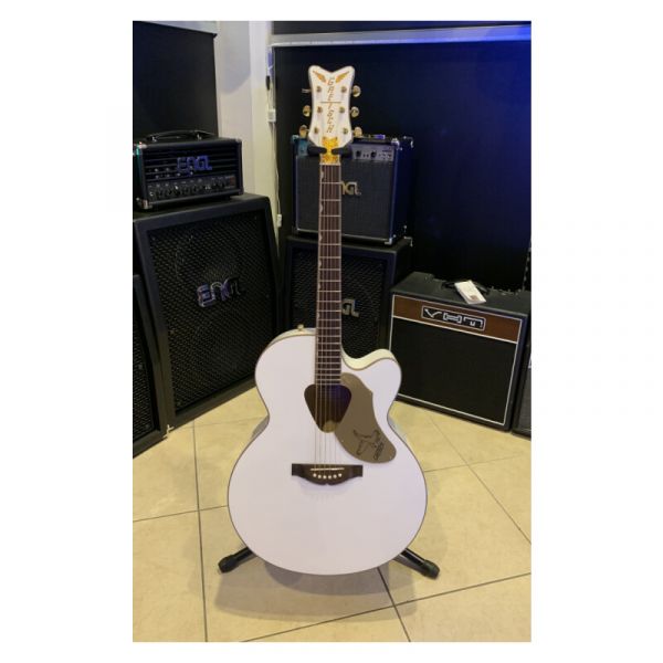 Gretsch g5022cwfe rancher falcon jumbo white + ast. usato