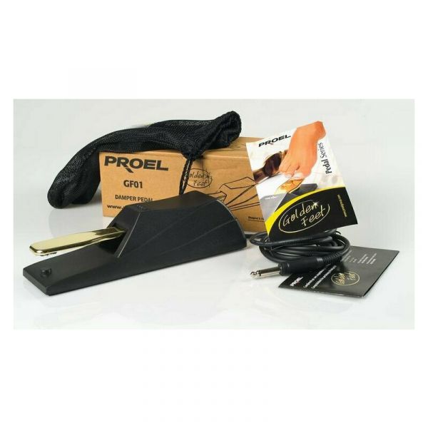 Proel gf01 proel.damper.pedal.pro.w/2.mtl.cab