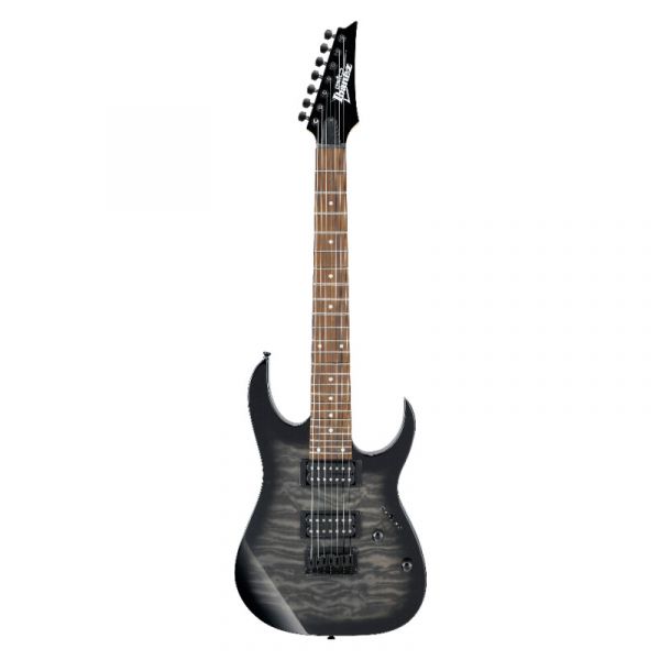 Ibanez grg7221qatks transparent black sunburst