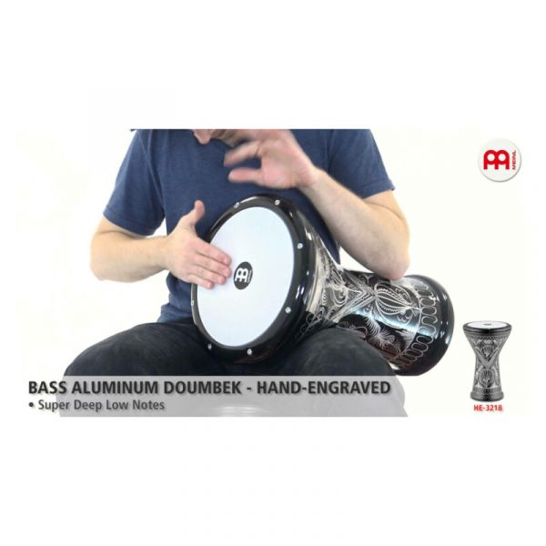 Meinl he-3218 10 x 18 1/4 doumbek in allumi