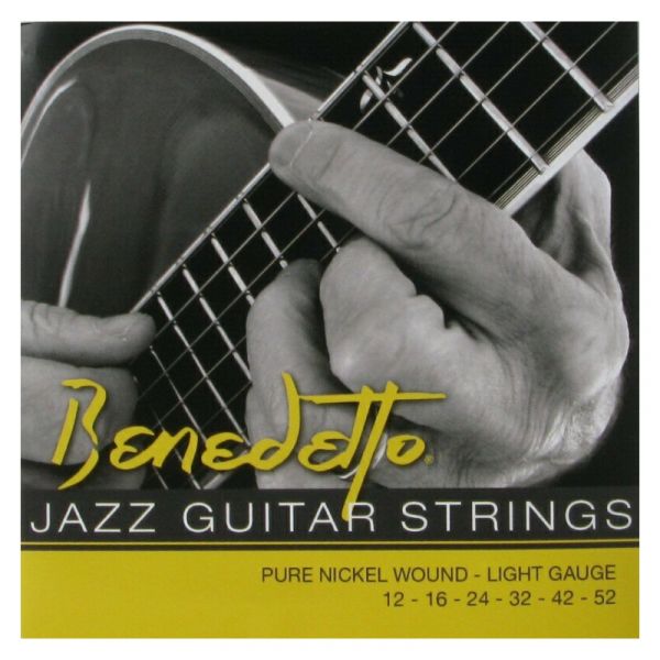 Benedetto jazz guitar strings 12-52 light