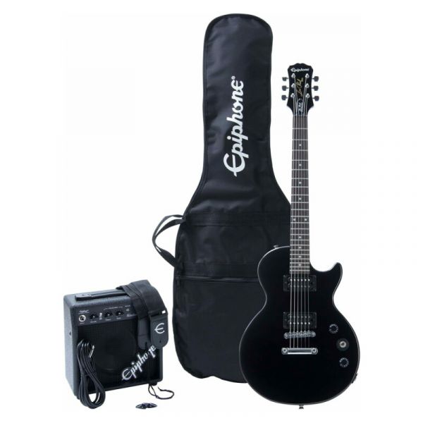 Epiphone les paul player pack ebony ppeg-egl1ebch1