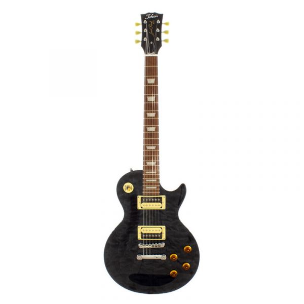 Tokai lp style quilted see through black
