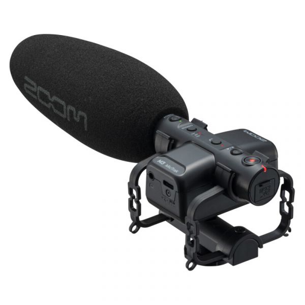 Zoom m3 mictrak - registratore a due canali in formato microfono shotgun per videocamera