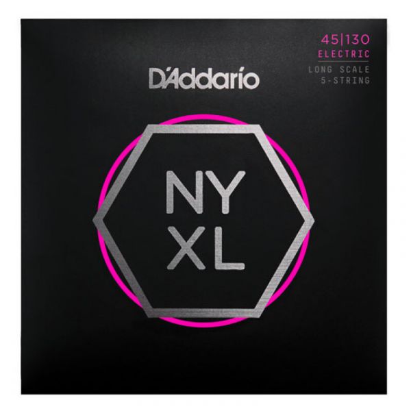 Daddario nyxl45130, ls , regular light 5-string, 45-130