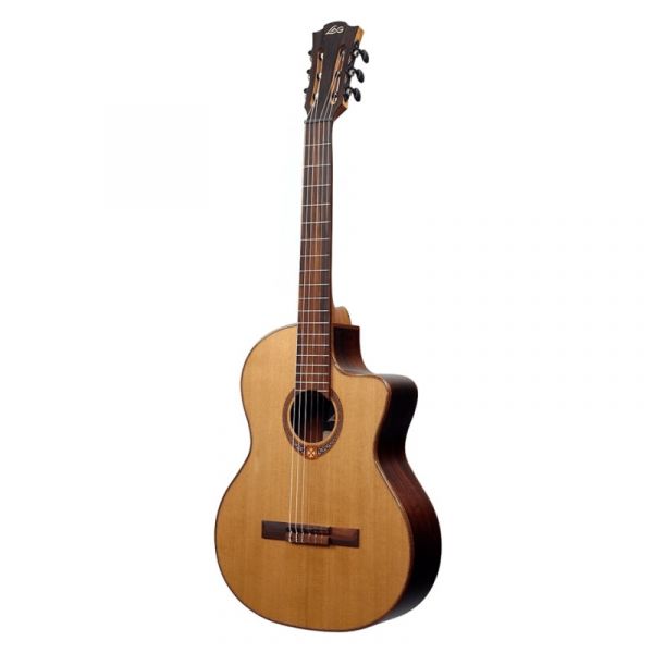 Lag oc118ce chitarra classica 4/4 cutaway eq