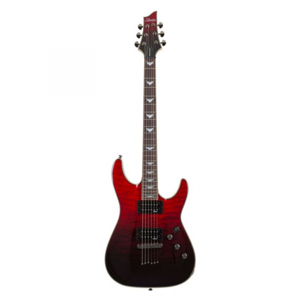 Schecter omen extreme-6-r-bk/red fade