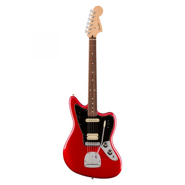 Fender player jaguar pf candy apple red