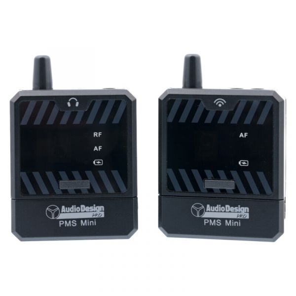 Audio Design Pro pms mini in ear stereo uhf 16ch a batteria+ cuffia