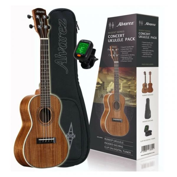 Alvarez ru90cp ukulele pack