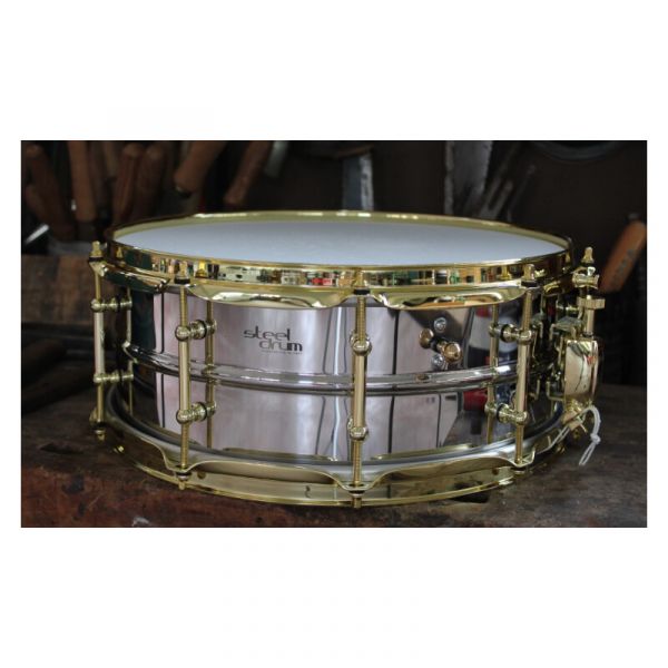 Steel Drum rullante 14x5,5, acciaio new classic gold