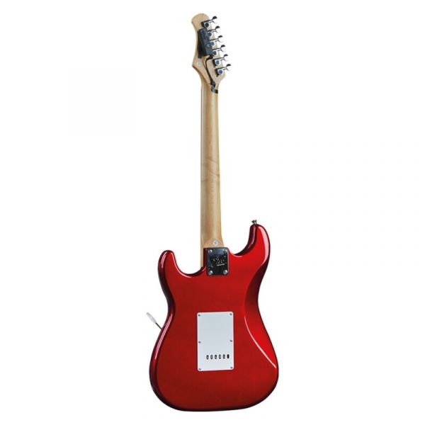 Eko Guitars s-300 chrome red visual note