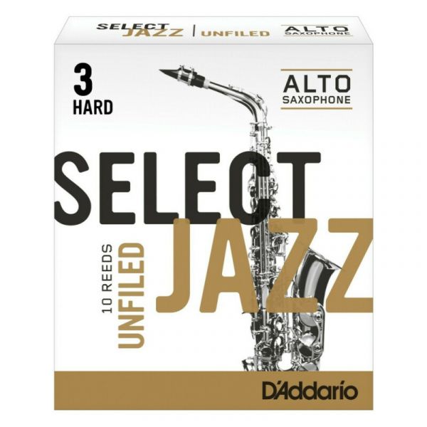 D'addario select jazz unfiled sax alto 3 soft