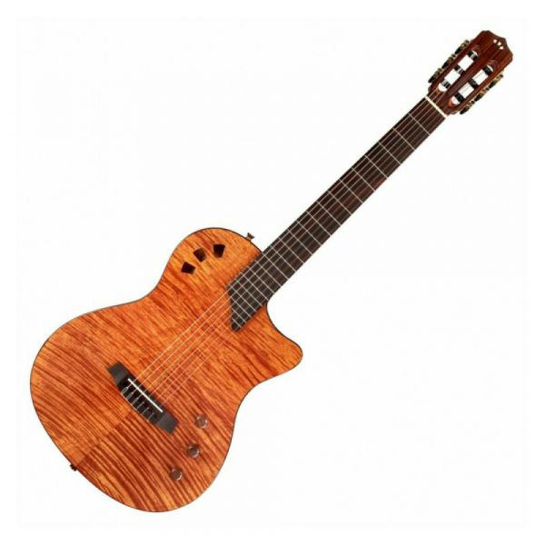 stage guitar natural amber