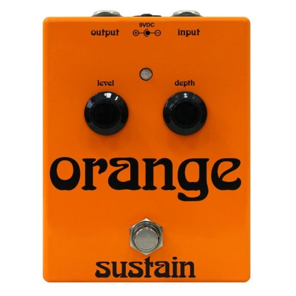 Orange sustain pedal