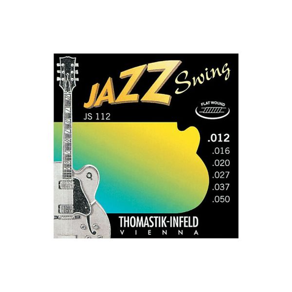 Thomastik thomastik js112 medium light flatwound jazz swing
