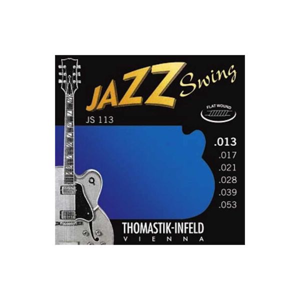 Thomastik thomastik js113 medium light flatwound jazz swing