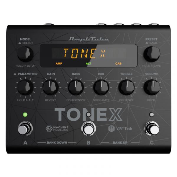 IK Multimedia tonex - modeling pedal per chitarra e basso