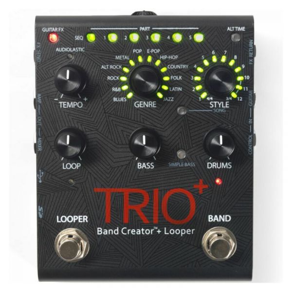 Digitech trio plus band creator looper