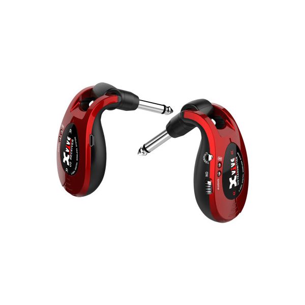 Xvive u2 guitar sistema wireless digitale - rosso metallizzato