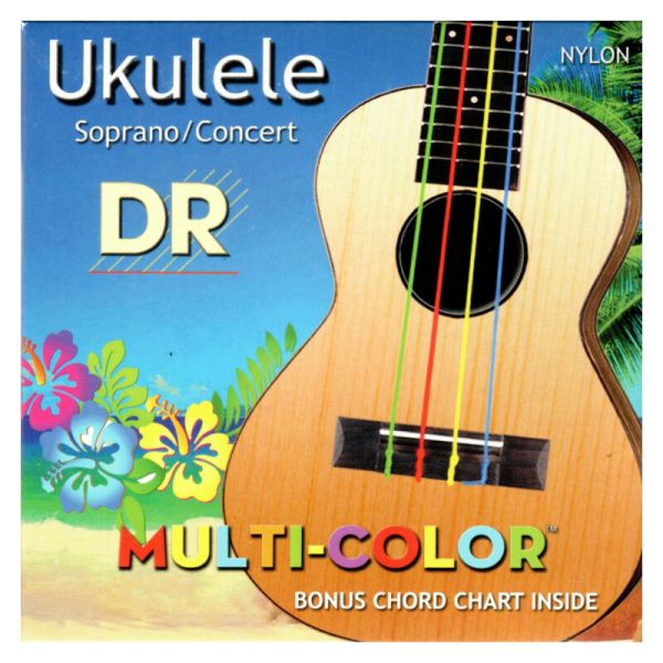 D&R umcsc ukulele multicolor soprano / concert