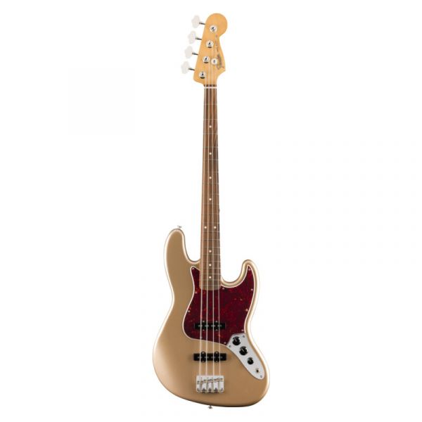 Fender vintera 60s jazz bass pf firemist gold w/bag