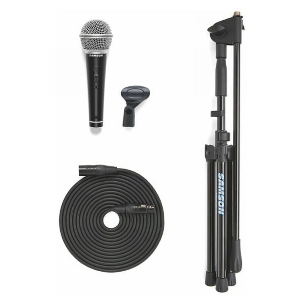 Samson vp-10x - value pack con asta, microfono e cavo