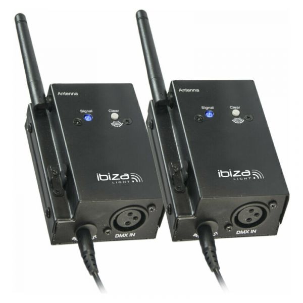 Ibiza wd200set sistema wireless dmx, 2.4ghz