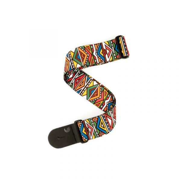 Daddario woven guitar strap ndebele