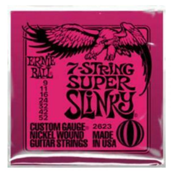 Ernie Ball 2623 - 7-string super slinky 009-052