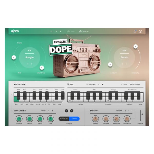 UJAM beatmaker dope 2 upg