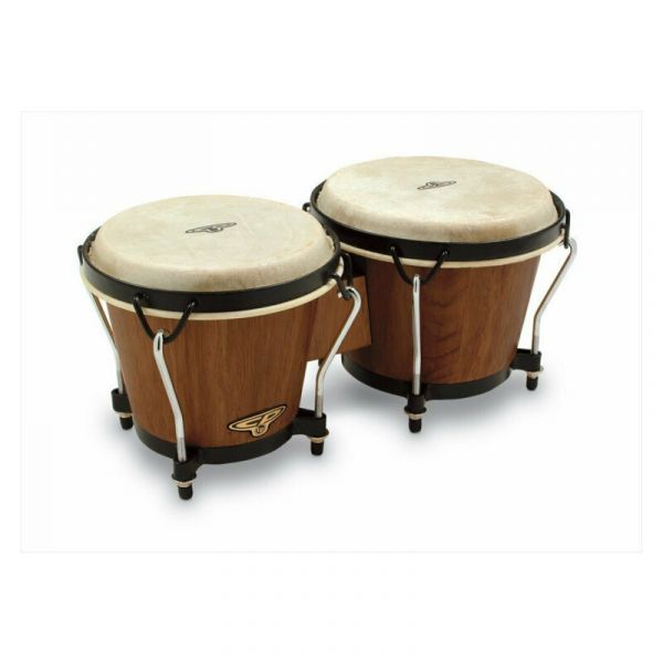 Latin Percussion bongos cp221-dw traditional dark wood