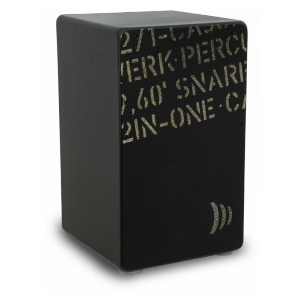 Schlagwerk cp404 pb - 2inone snare cajon ''pitch black'' - large - limited edition