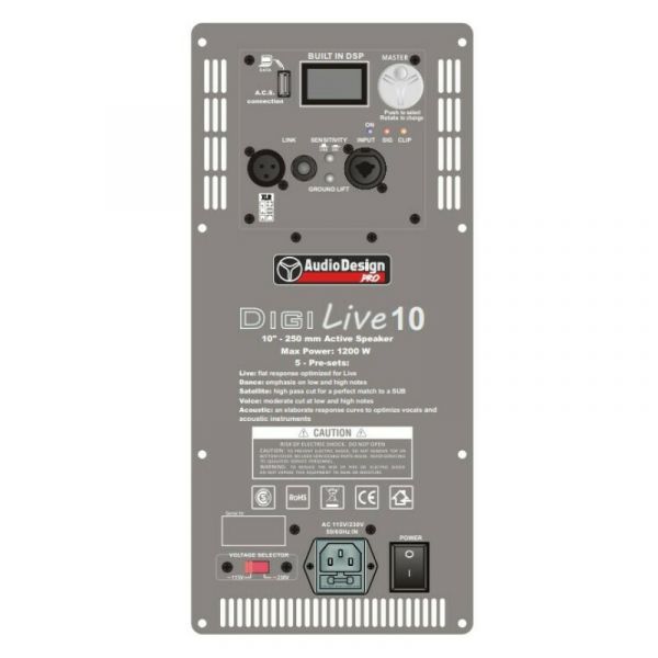 Audio Design Pro digi live 10 diffusore attivo biamplificato 10 co