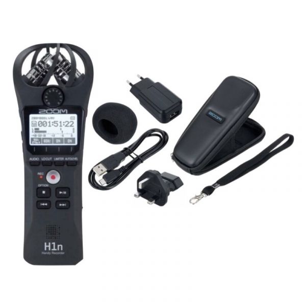 Zoom h1n bundle con sph-1n recorder pack