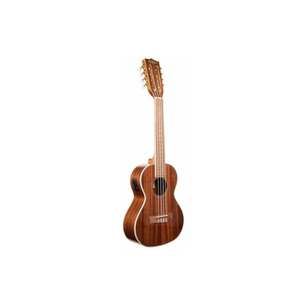 Kala ka-8e - ukulele tenore 8 corde gloss mahogany elettrificato - c/borsa