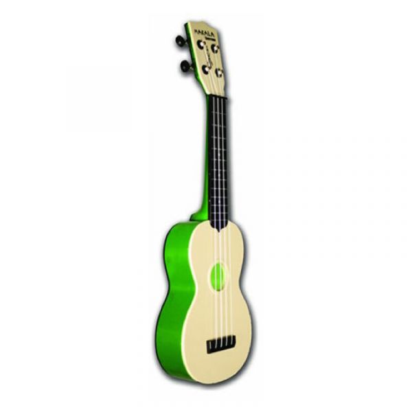 Makala mk-swt/gn ukulele waterman verde trasparente