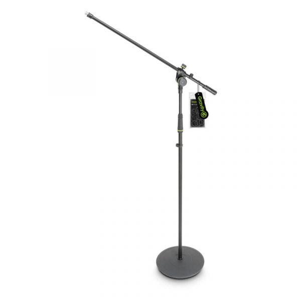 Gravity ms 2321 b - microphone stand with round base