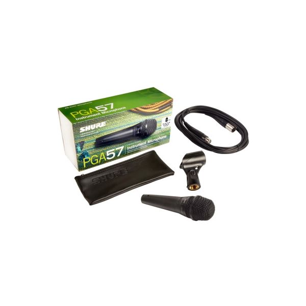 Shure pga57 microfono rullante e cabinet dinamico cardioide