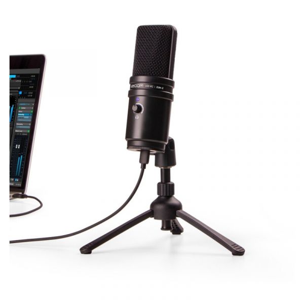 Zoom zum-2 - microfono podcast usb a condensatore