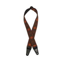 Fender pasadena woven strap orange wallflower