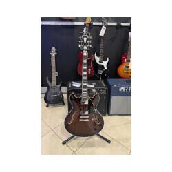 DAngelico premier dc brown burst + bag conto vendita