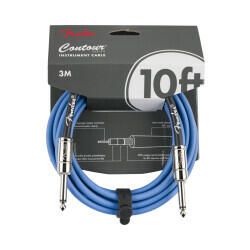 Fender contour 10' cable lake placid blue