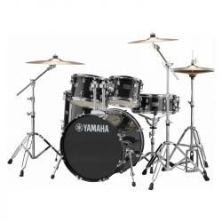 Yamaha rydeen 22 con 4 piatti black glitter usata