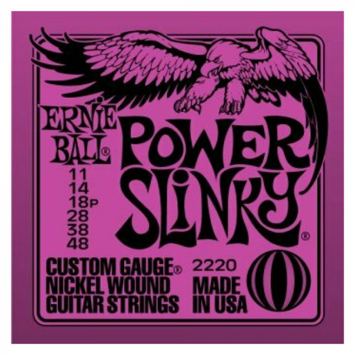 Ernie Ball 2220 power slinky nickel wound 011/048 - foto 2