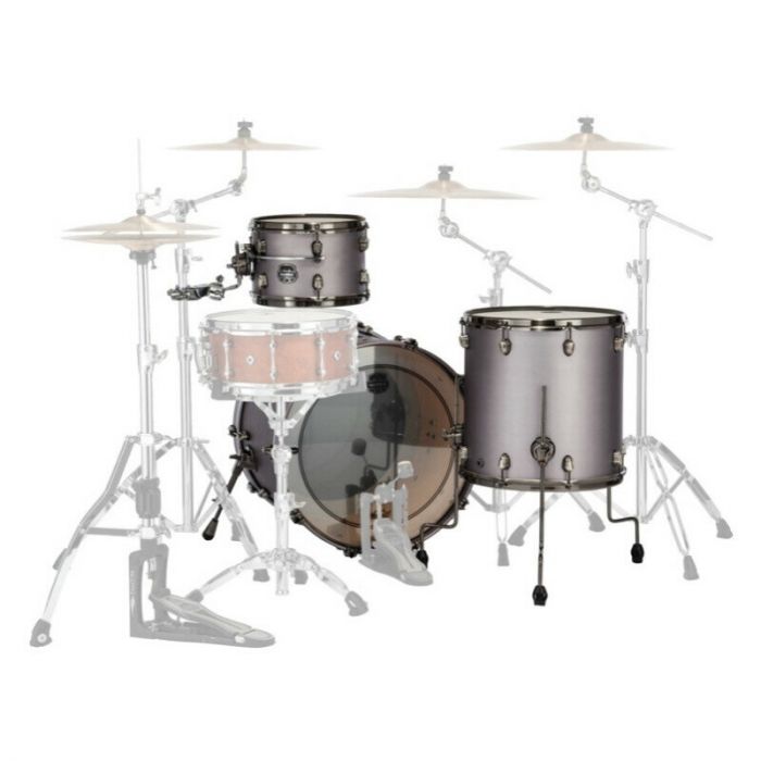 Mapex se426xhbpg saturn evolution hybrid organic rock 3 pezzi gun metal grey