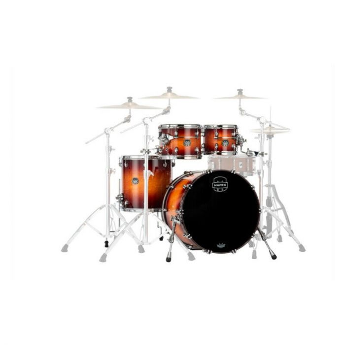 Mapex se504xmpo saturn evolution maple fusion 4 pezzi exotic sunburst