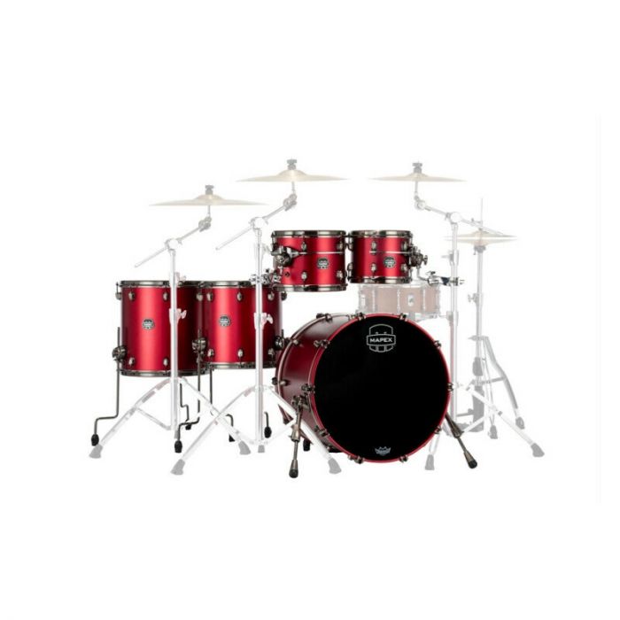 Mapex se628xbbpa saturn evolution birch workhorse 5 pezzi tuscan red