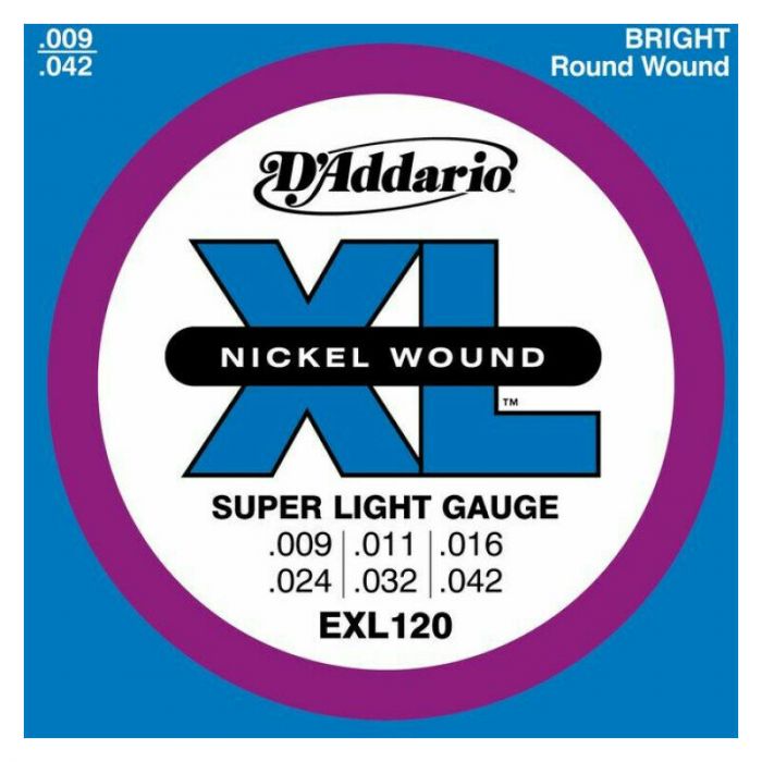 Daddario exl120 super light 9-42