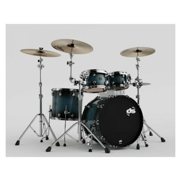 Drum Sound fury 4-piece studio kit -petrol burst lacquer